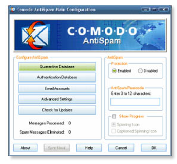 Comodo Antispam Desktop 2005 screenshot 3