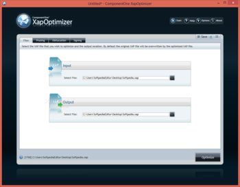 ComponentOne XapOptimizer screenshot 2