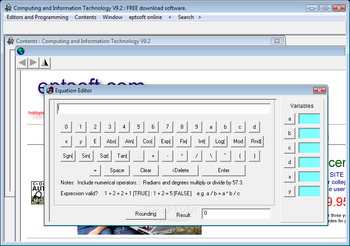 Computing and Information Technology screenshot