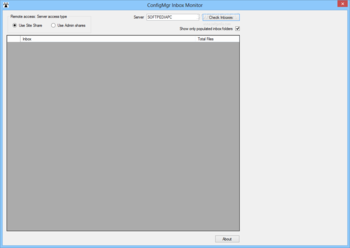 ConfigMgr Inbox Monitor screenshot