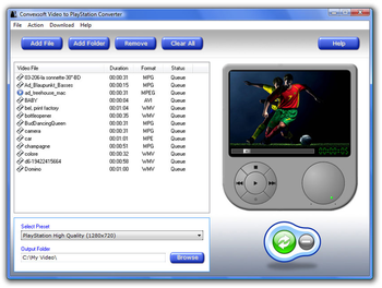 ConvexSoft Video to PlayStation Convert screenshot