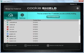 Cookie Shield screenshot