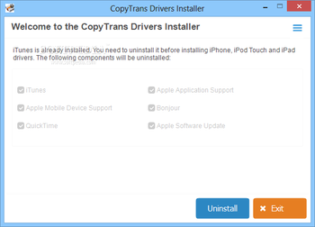 CopyTrans Drivers Installer screenshot