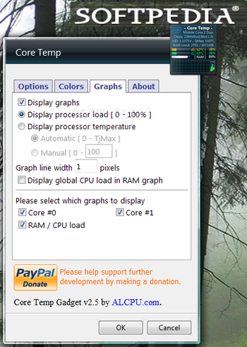 Core Temp Gadget screenshot 4