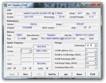 CPU-Tweaker screenshot 2
