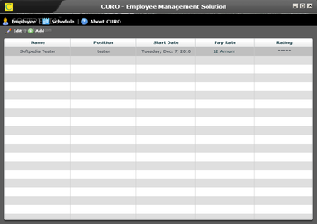 CURO - Employee Management Solution screenshot