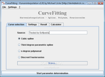 CurveFitting screenshot