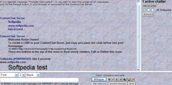 CustomChat Server screenshot 2