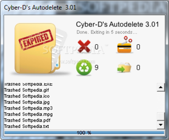 Cyber-D's Autodelete screenshot