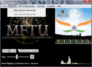 CyberFM Desktop Player screenshot 2