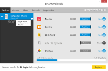 DAEMON iTools screenshot 2