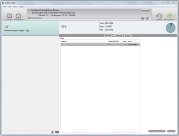 Data Backup PC screenshot