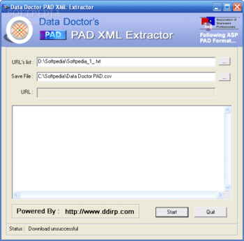 Data Doctor PAD XML Extractor screenshot 2