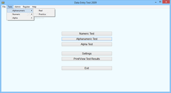 Data Entry Test screenshot 3