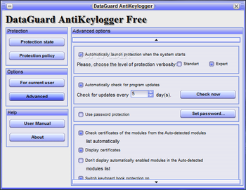 DataGuard AntiKeylogger Free screenshot 3