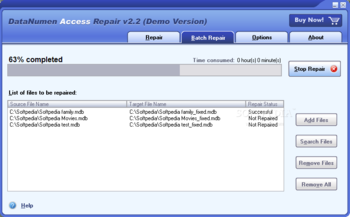 DataNumen Access Repair screenshot 2