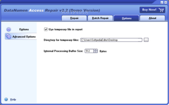 DataNumen Access Repair screenshot 4