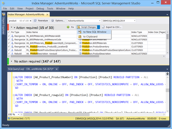 dbForge Index Manager for SQL Server screenshot 5