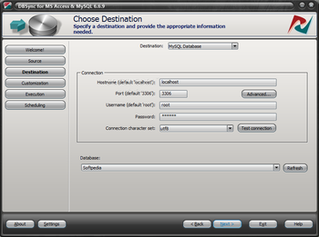DBSync for MS Access & MySQL screenshot 2