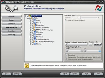 DBSync for MS Access & MySQL screenshot 3
