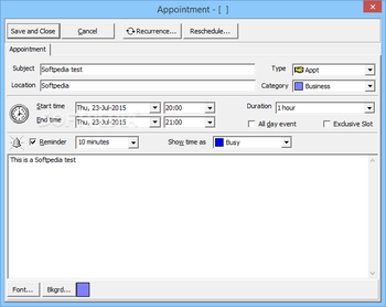 Desktop Calendar and Planner Software screenshot 3