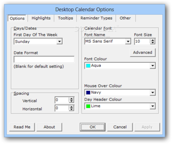 Desktop Calendar screenshot 3