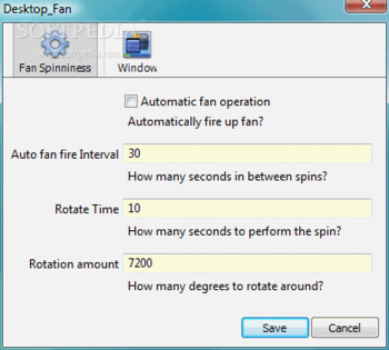 Desktop Fan screenshot 2