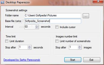 Desktop Paparazzo screenshot