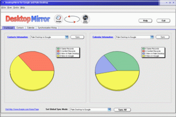 DesktopMirror for Google and Palm Desktop screenshot