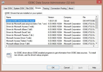 Devart ODBC Driver for SQL Azure screenshot 3