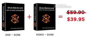 Digigenius DVD to Zune Converter + Video screenshot 3