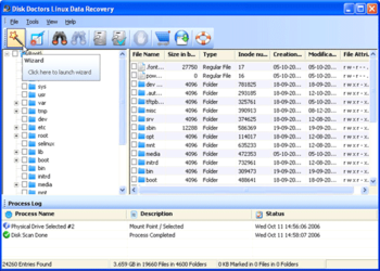 Disk Doctors Linux Data Recovery screenshot