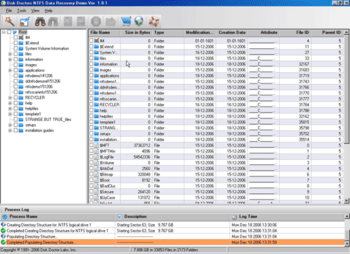 Disk Doctors NTFS Data Recovery screenshot
