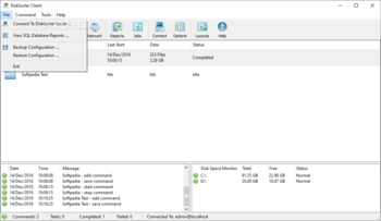 Disk Sorter Server screenshot 2