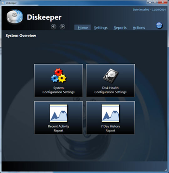 Diskeeper Home screenshot 2