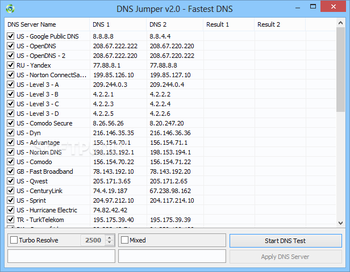 DNS Jumper screenshot 3