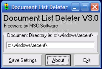 Document List Deleter screenshot