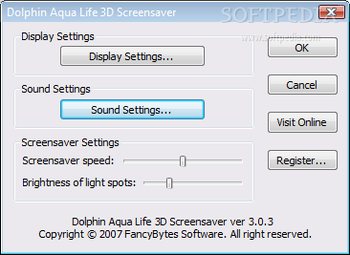 Dolphin Aqua Life 3D Screensaver screenshot 2