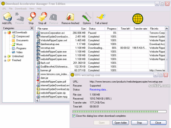 Download Accelerator Manager Free screenshot 2