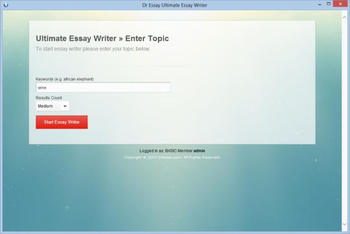 Dr Essay Ultimate Essay Writer screenshot