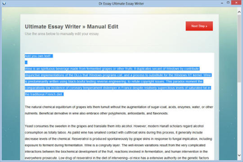 Dr Essay Ultimate Essay Writer screenshot 5