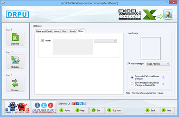 DRPU Excel to Windows Contacts Converter screenshot 6