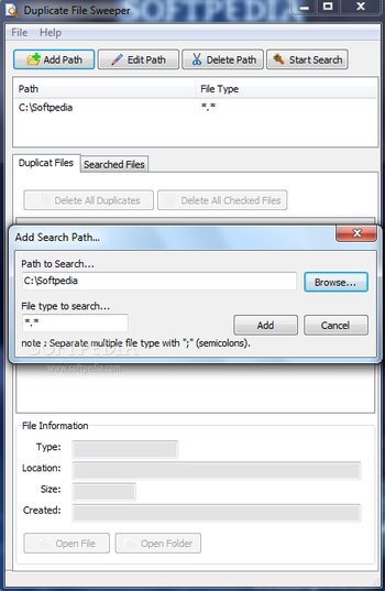 Duplicate File Sweeper screenshot