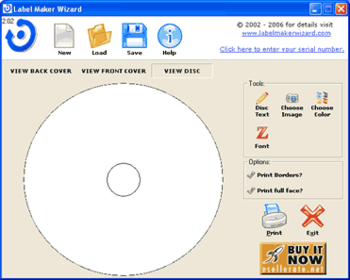 DVD and CD Label Maker Wizard screenshot 2