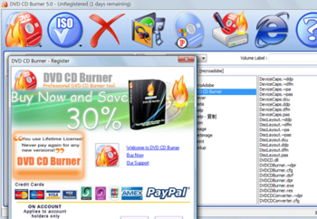DVD CD Burner screenshot