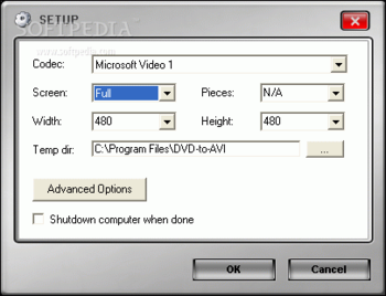 DVD-TO-AVI screenshot 2