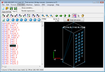 DXF 2 G-Code screenshot 5