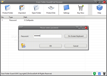 Ease Folder Guard screenshot 4