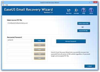 EaseUS Email Recovery Wizard screenshot 6
