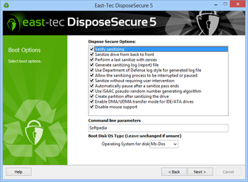East-Tec DisposeSecure screenshot 6